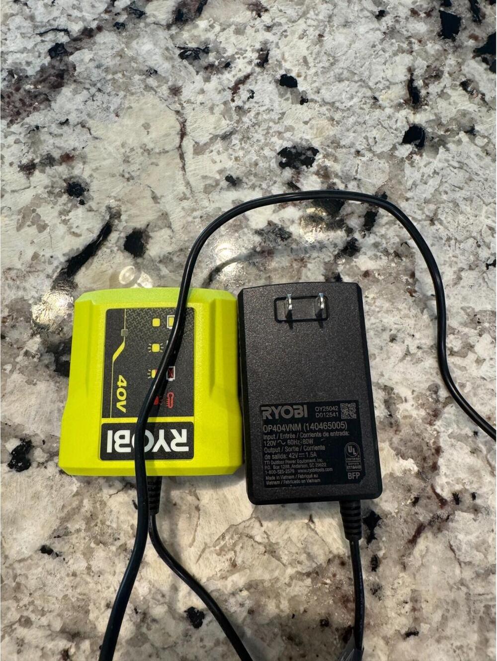 RYOBI 40V Lithium-Ion Charger, OP404VNM, Ryobi Charger